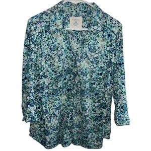 Floral Button Down Shirt